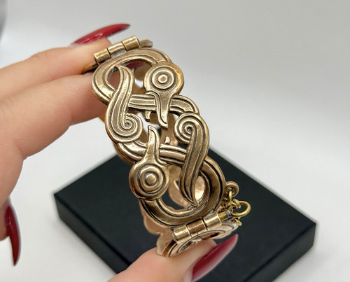 Vintage bronze armband - vintage, –