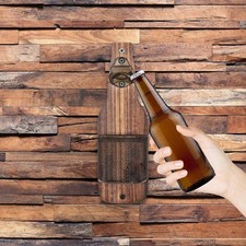 An der montierter Bierflaschenöffner mit Auffangbehälter, Dosenöffner,