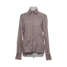 Umani, Hemd, Größe: 40, Braun/Blau, Streifen, Damen -QDw