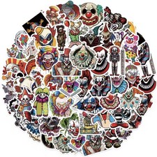 🤡 50x Clown Sticker Horror