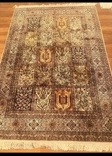 Orientteppich Teppich  Seidenteppich Felderteppich Neuwertig Luxus Pur