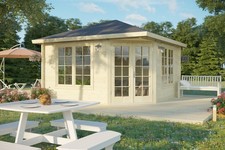 Gartenhaus Blockhaus  Walmdach