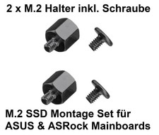 M.2 Schrauben Set NVMe SSD Montage Abstandshalter für ASUS ASRock Mainboard