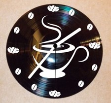 Wanduhr Schallplattenuhr