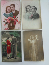 4 Postkarten Bilder Paare