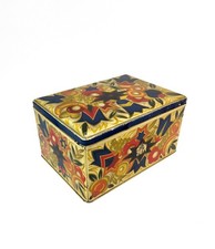 Seltene große Art Deco Bauhaus Avantgarde Deko Blechdose Germany 1930 