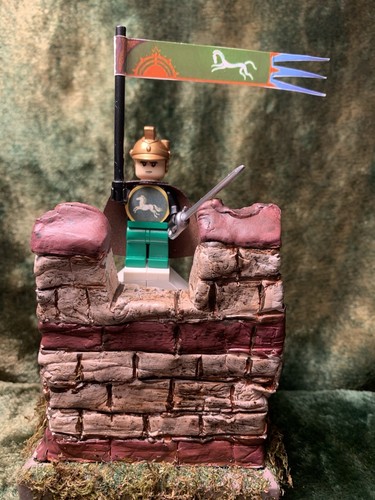 Lego fahnenstange mit herr - mit,