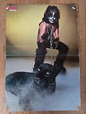 KISS Peter Criss Poster, "Superposter",ca. 28,5 x 42 cm. Rückseite John Travolta