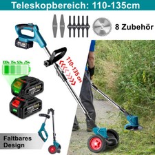 Faltbar akku rasentrimmer - akku,