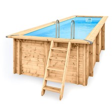 Holzpool bali rechteckpool - bali,