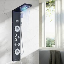 Edelstahl LED Duschsäule