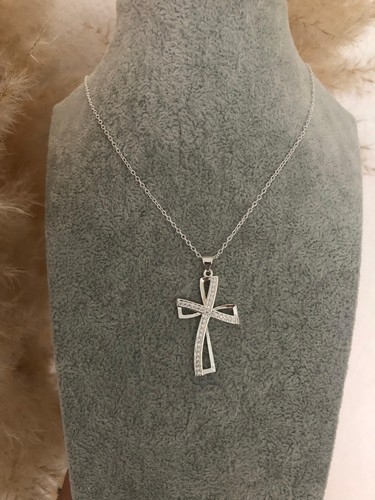 Halskette mit kreuz - halskette,