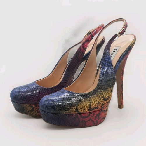Bunte schlangenhaut pumps - bunte,