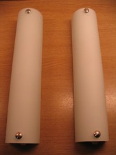 Zwei Wandlampen - Mattglas