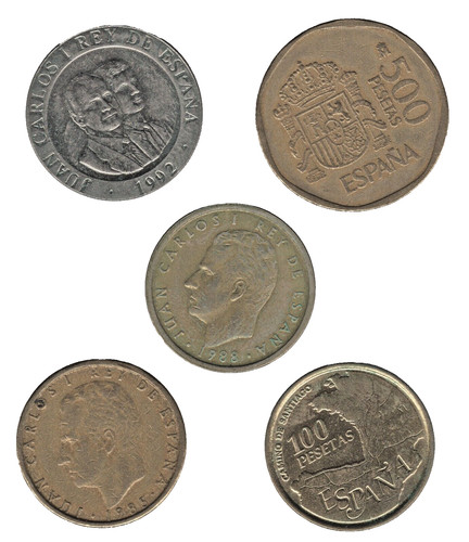Spanien 100 200 500 - 200, peseten