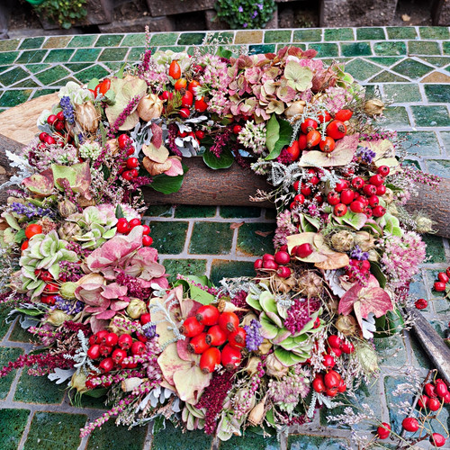 Herbstliebe kranz mit - ,