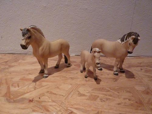 Schleich fjordpferd familie - -, fjordpferd-familie