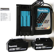 Makita Akku Power Source Kit 18V mit 2 x Akku 3,0Ah + Ladegerät