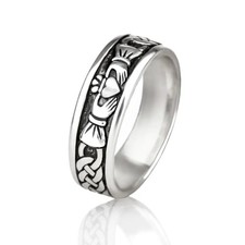 Herren Claddagh Ring mit