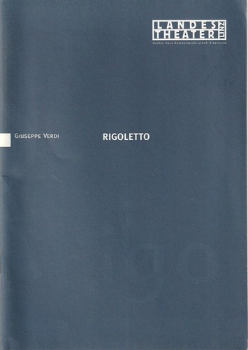 Programmheft giuseppe verdi - giuseppe,