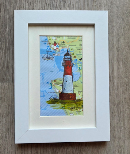 Handgemaltes aquarellbild mit - handgemaltes,