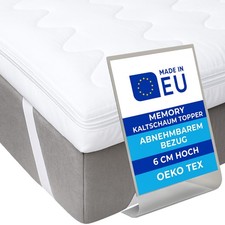 Pillows24 - Matratzentopper - Memory- / Kaltschaum - Topper 90x200 - 180x200