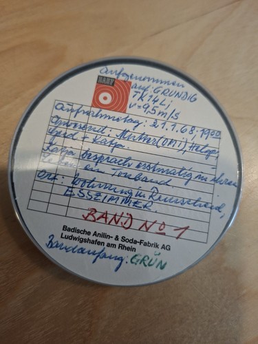 Tonband basf 1968 - tonband,