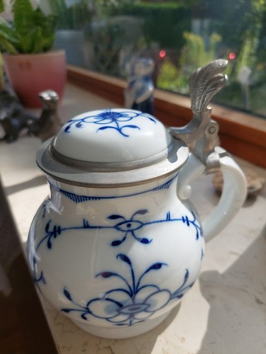 Porzellan bierkrug 16cm - porzellan,