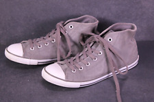 Converse Dainty Mid Damen Sneaker Chucks Gr. 38,5 grau Leder Suede Glanz BC435