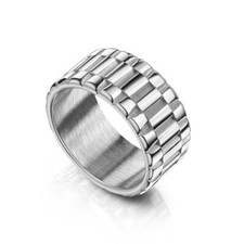 Herren ring silber edelstahl - herren,