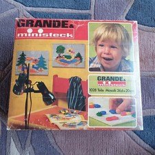 Grande &Ministeck Mosaik-Steckspiel Stecker Puzzle Steckspiel Pilz Nägel Kreativ