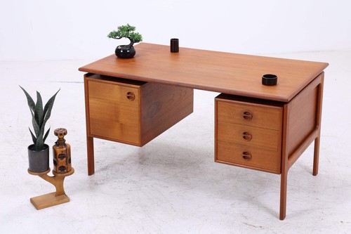 Vintage teak schreibtisch von - vintage,