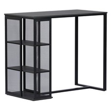 Bartisch - Eiche-dunkelgrau -