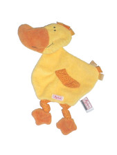 WIE NEU* Sigikid Ente Gans gelb orange als Schmusetuch Kuscheltuch Schnuffeltuch