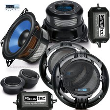 Sinustec ST-100 10cm 2-Wege Compo PKW Lautsprecher 200 Watt Boxen Set 100mm