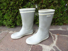 ORIGINAL graue Aigle Gummistiefel Segelschuhe Segelstiefel Gr. 37