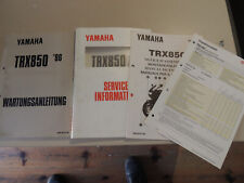 . Werkstatthandbuch  Reparatur Wartung Yamaha TRX 850 Modelljahr 1996