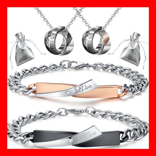 Edelstahl partner armband - partner,