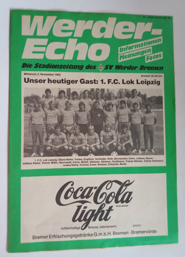 Orig prg uefa cup - cup, 1983/84
