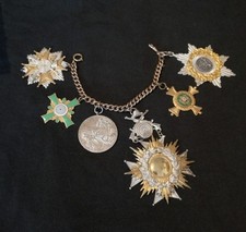 Schützenkette Gepunzt 6 Jäger Medaillen Schützenorden 1922-32 