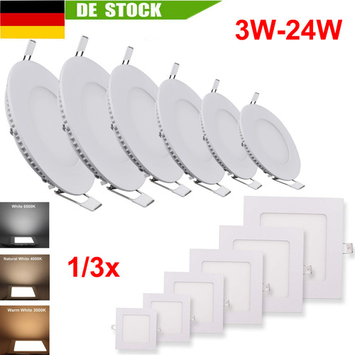 Led panel einbaustrahler - 1/3x,