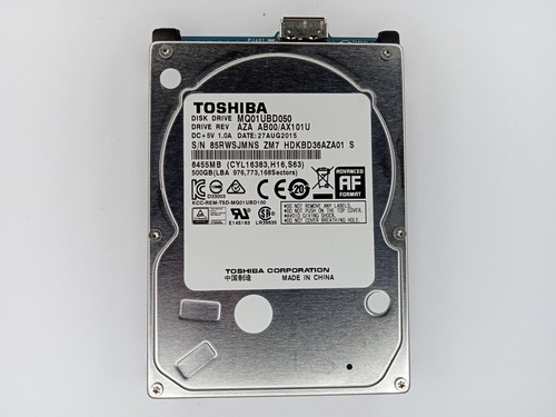 Toshiba mq01ubd050 500gb - 500gb, 2,5"