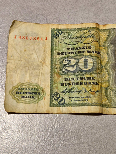 Banknote dm schein - banknote, 20
