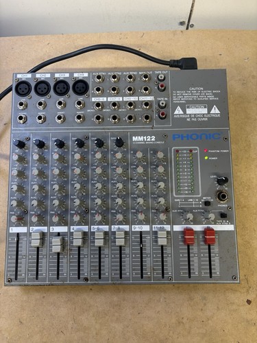 Phonic mischpult mm122 analog - phonic,