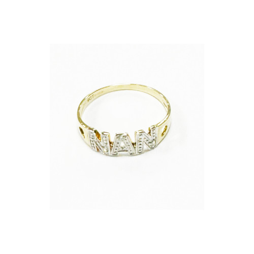 9ct gold diamant set oma - diamant, ring