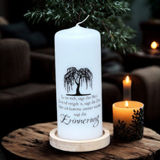 Kerze Trauer, Erinnerung -