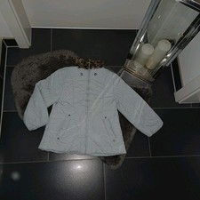 Steppjacke Mädchen 122 128 hellblau Parka vintage herbstjacke gefüttert Top