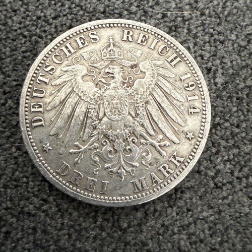 Silber münze mark wilhelm - 3,