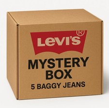 5x Original Levi’s® Jeans im echten Baggy Fit – gemischte Größen & Waschungen.