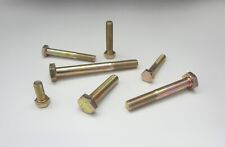 1x Sechskantschraube M10x1,25 (20-70) , gelb verzinkt, hochfest 10.9 Feingewinde